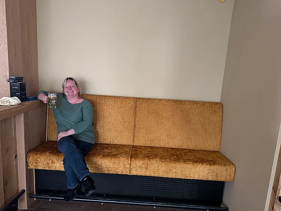 Am 05.06.2024 wurde die Sitzbank in der Barecke als "Brittas Bänkchen" umbenannt