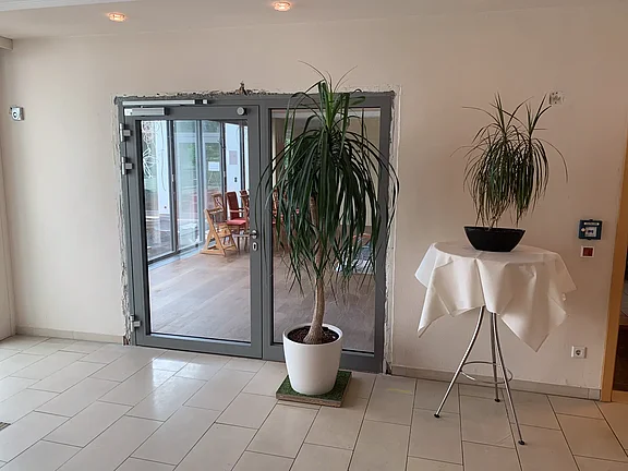 Die Brandschutztür ist drin am 08.05.2024