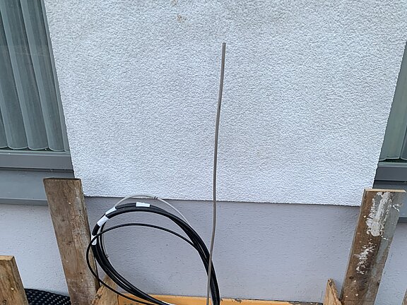 Betonsockel fertig gegossen Betonsockel fertig gegossen