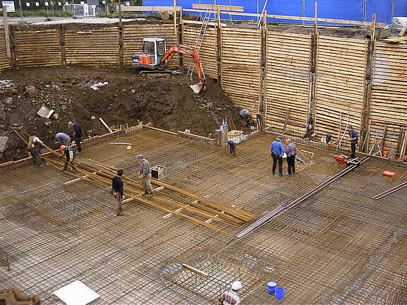 Gründung der Tiefgarage 2003