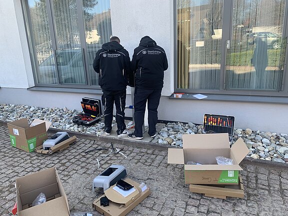 Endmontage durch Start2Charge Endmontage durch Start2Charge